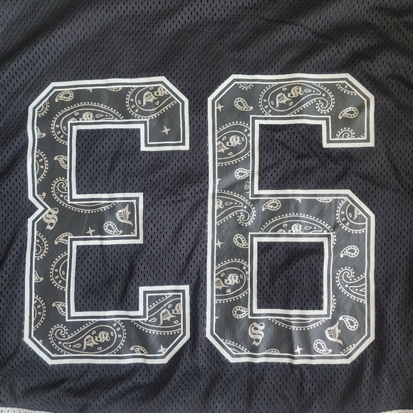🔥Rare Misprint Dogg Supply by Snoop Dogg Jersey - Upside Down 93- Black/Gray 🔥 - Picture 12 of 16
